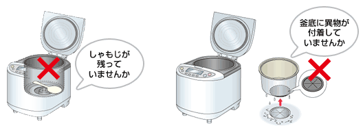 ガス炊飯器をお使いのときは