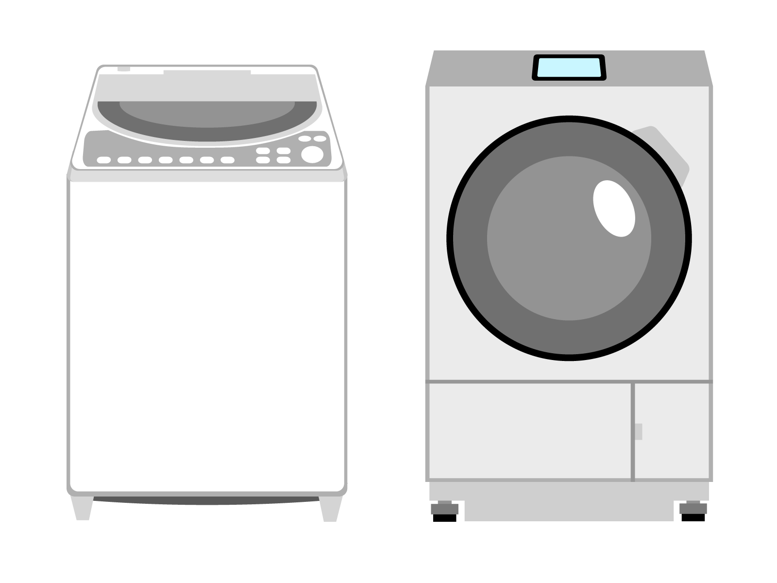縦式　ドラム式　洗濯機