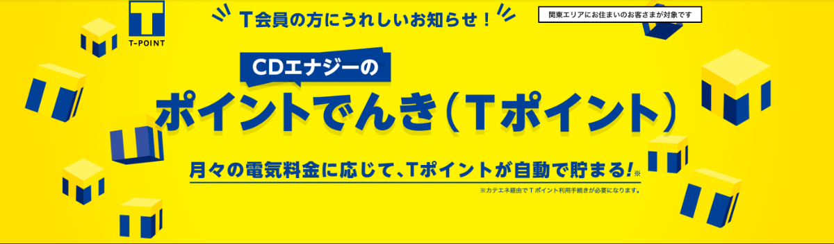 ポイントでんき（Tポイント）LPバナー