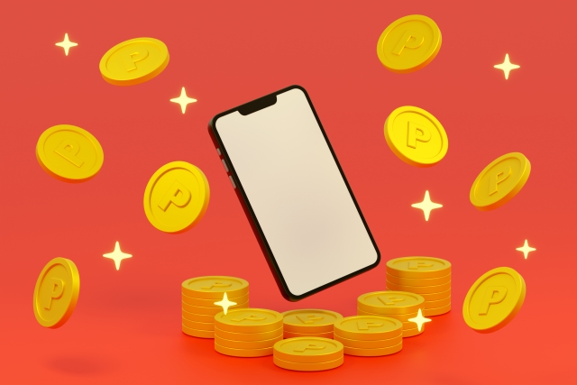 ポイントを貯める画像